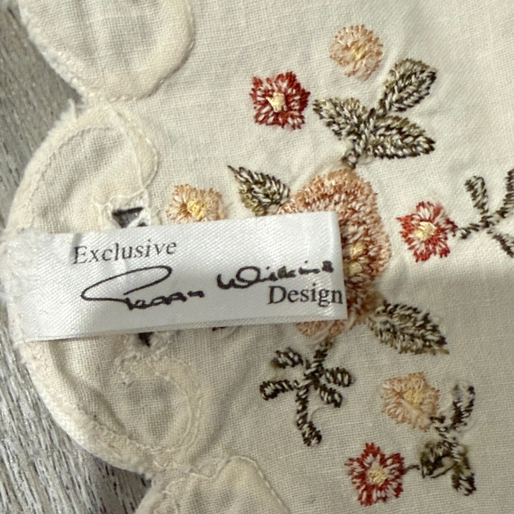 Embroidered Floral Lace Doily Set - Picture 8 of 8